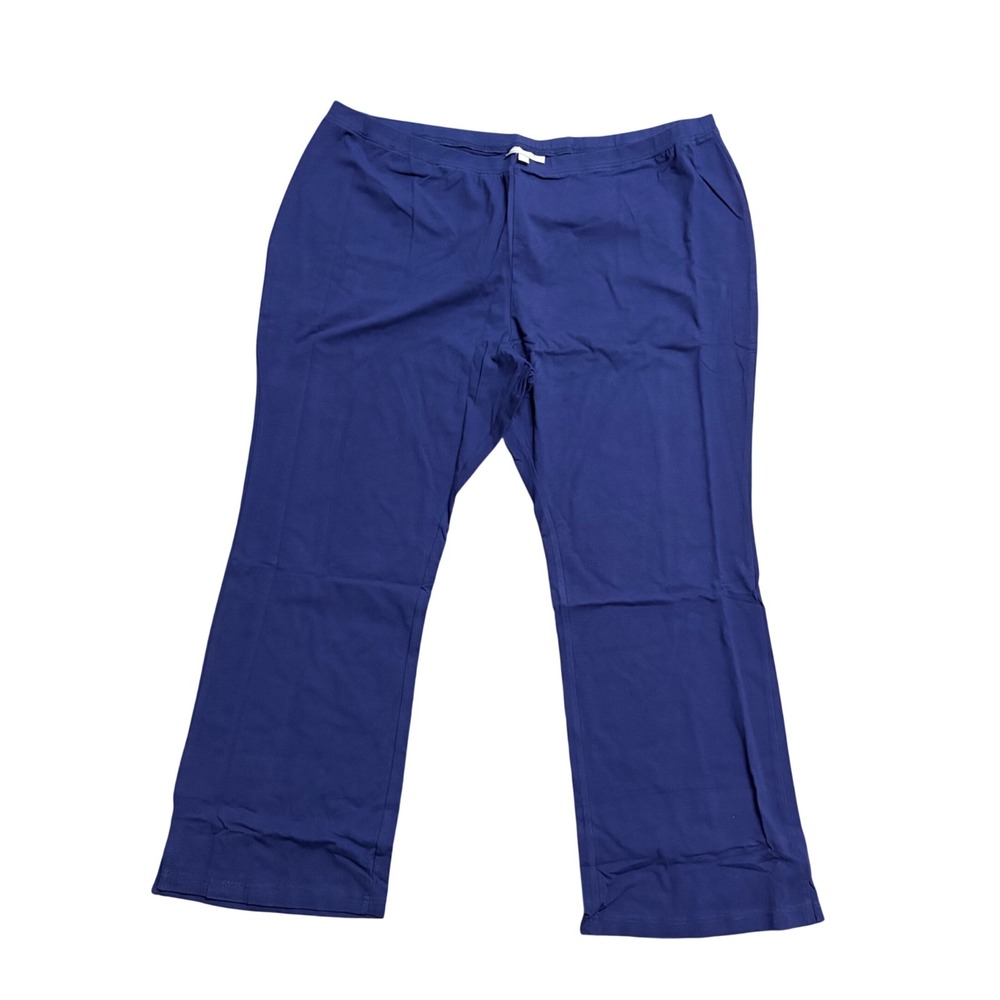 Woman Within 2-Plus Size 3X 30/32 Knit Pants Elastic Waist Casual Loungewear